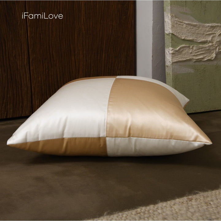 Silk Checkered Cushion