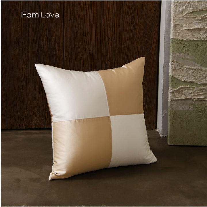 Silk Checkered Cushion
