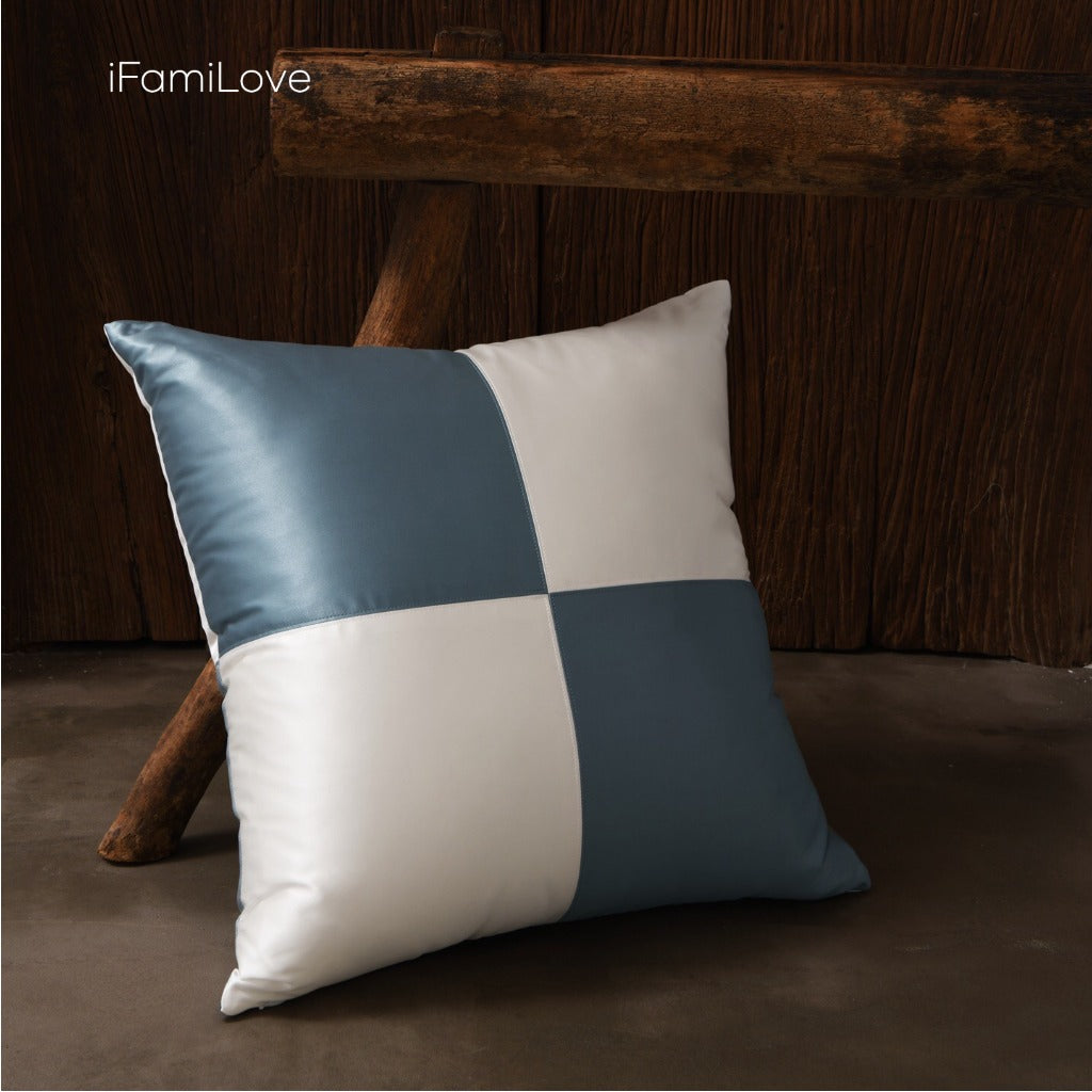 Silk Checkered Cushion