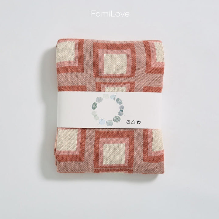 100% Cotton Knit Blankets Red / 130*160Cm