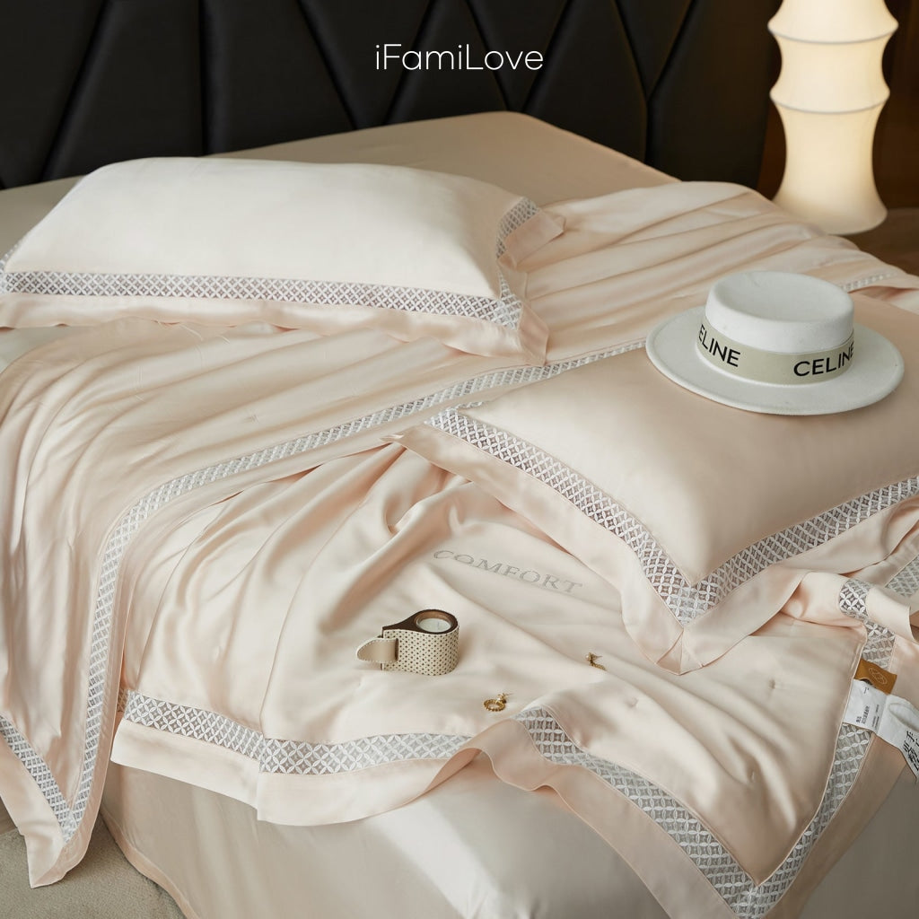 100% Mulberry Silk Filled Air Quilt