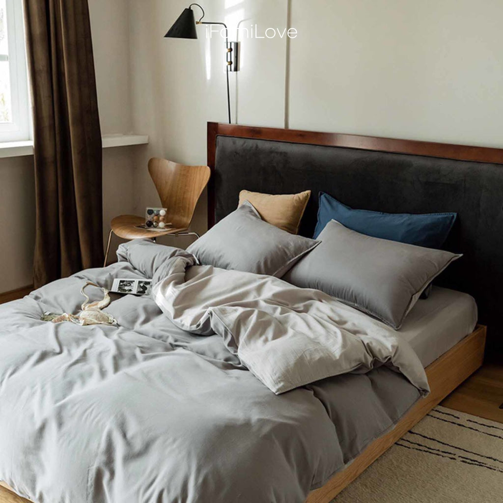 Relaxed Long-Staple Cotton Bedding Bundle
