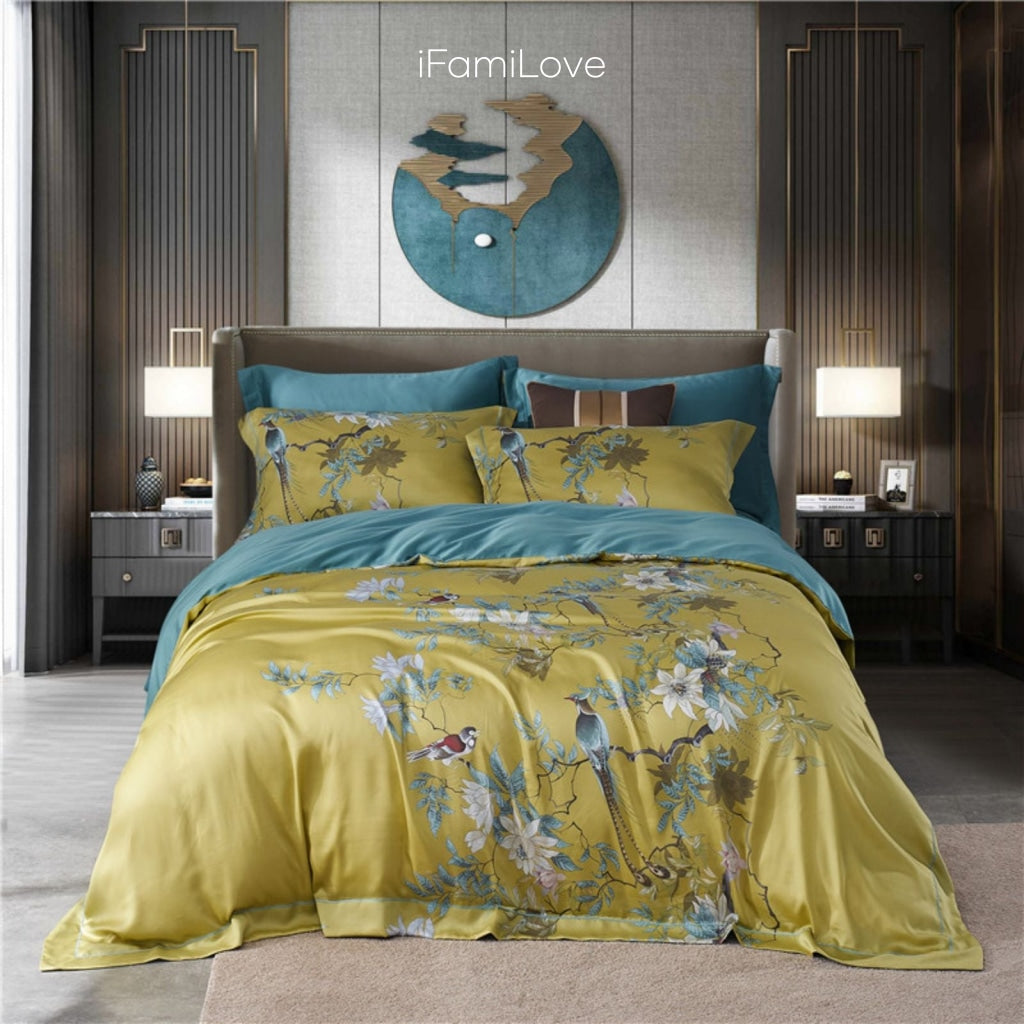 Silky Tencel Bedding Bundle Ss2202 / 1.5M/1.8M200*230Cm