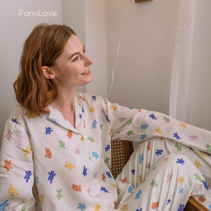 Silky Tencel Ladies Pajamas Sets