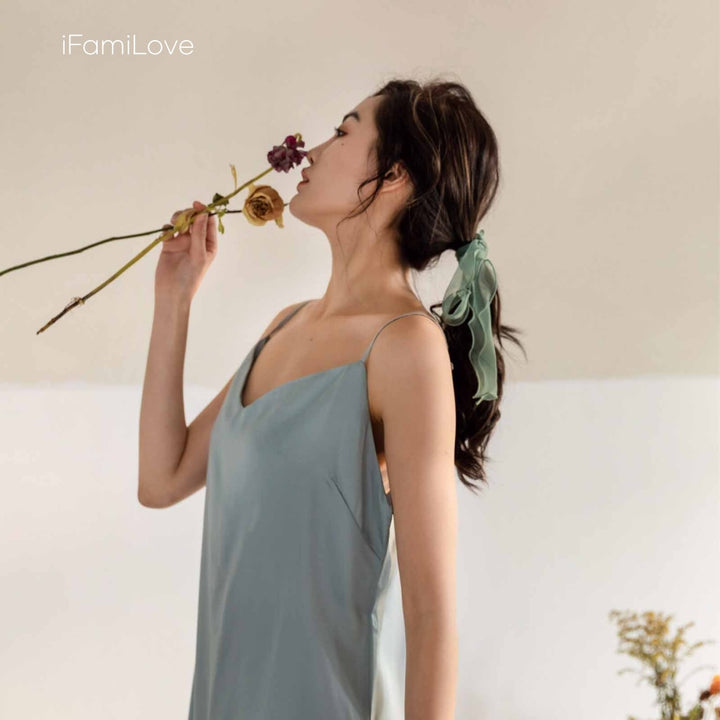 Silky Tencel Ladies Slip Dress