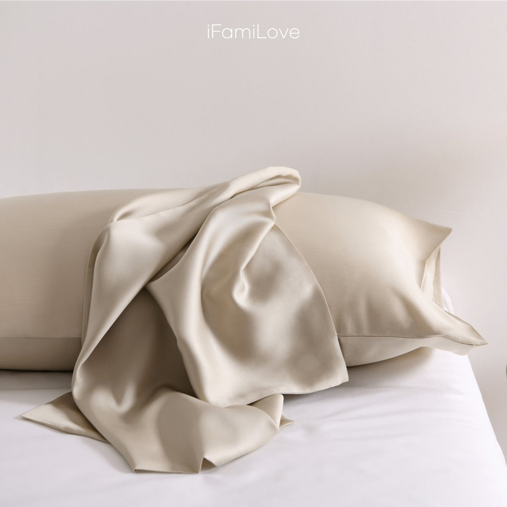 Silky Tencel Pillowcase Ash / 48*74Cm